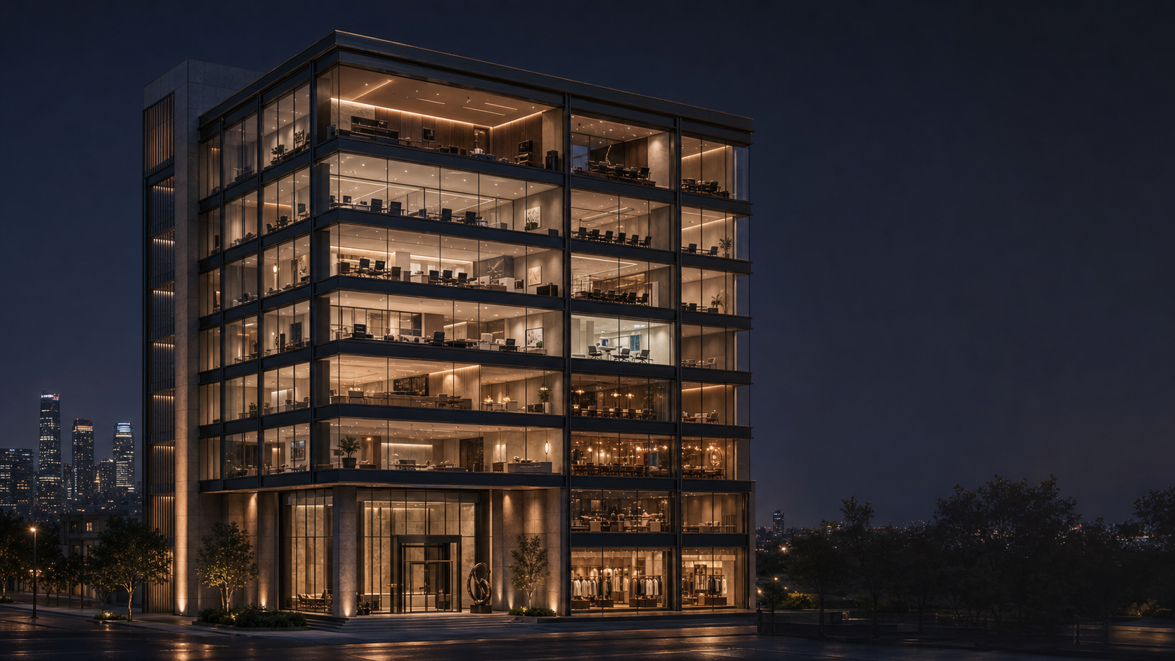 Contemporary South Florida architectural exterior