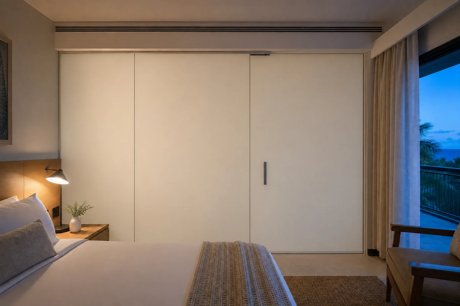 Concept visualization of boutique hotel suite in a private state