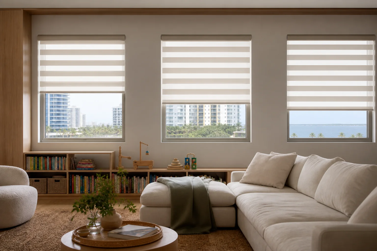 Illustrative coordination across mixed residential openings