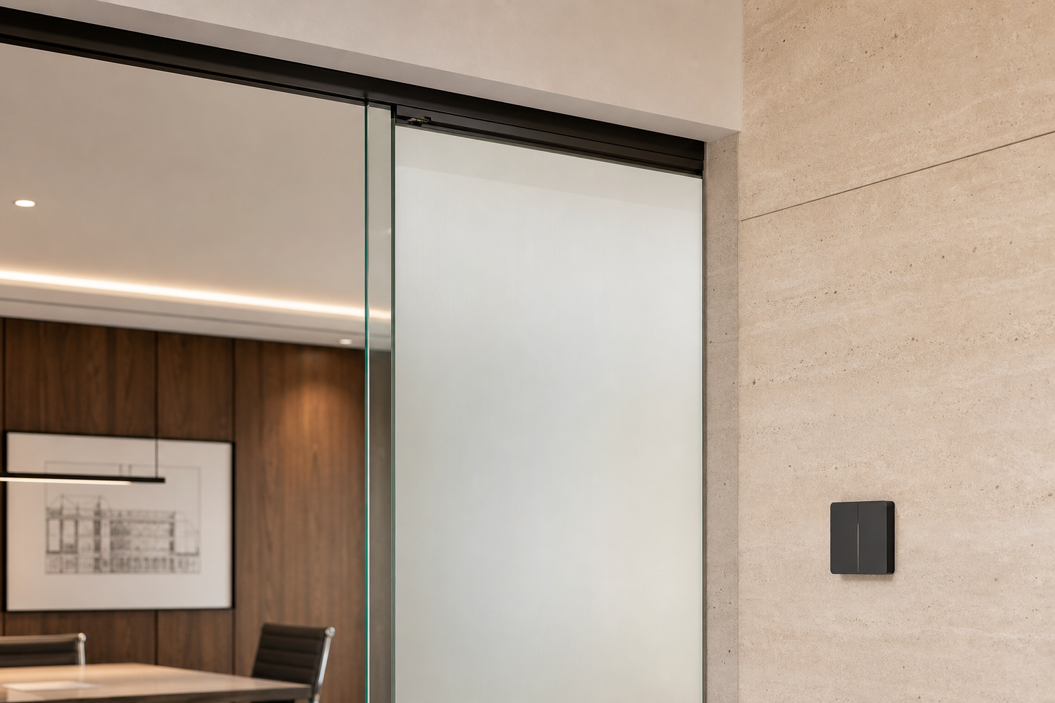 Clean architectural control and finished wall junction